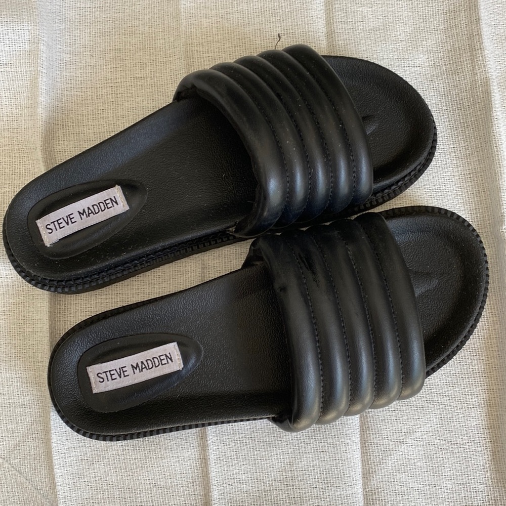 Steve Madden Puffer Slides - image 1